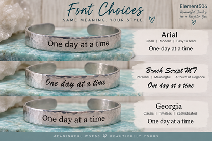 Personalized Engraved Cuff Bracelet